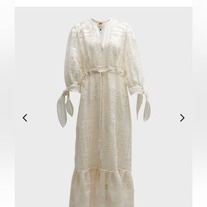 Farm Rio Morada Boa Guipure Maxi Dress